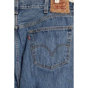 Levi's Original 501 Button Fly Classic Straight Leg Men 42x34 BlueJeans Normcore